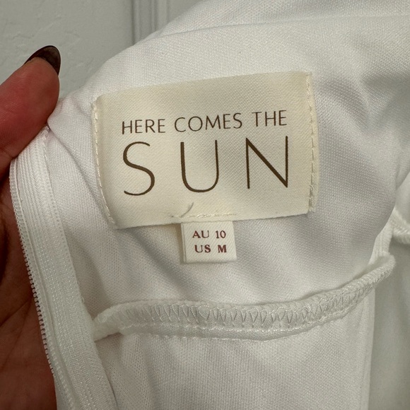 Hello Molly White Halter Mini Dress - Picture 4 of 4